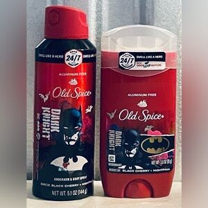 Old Spice Dark Knight Black Cherry Men’s Deodorant & Body Spray Set